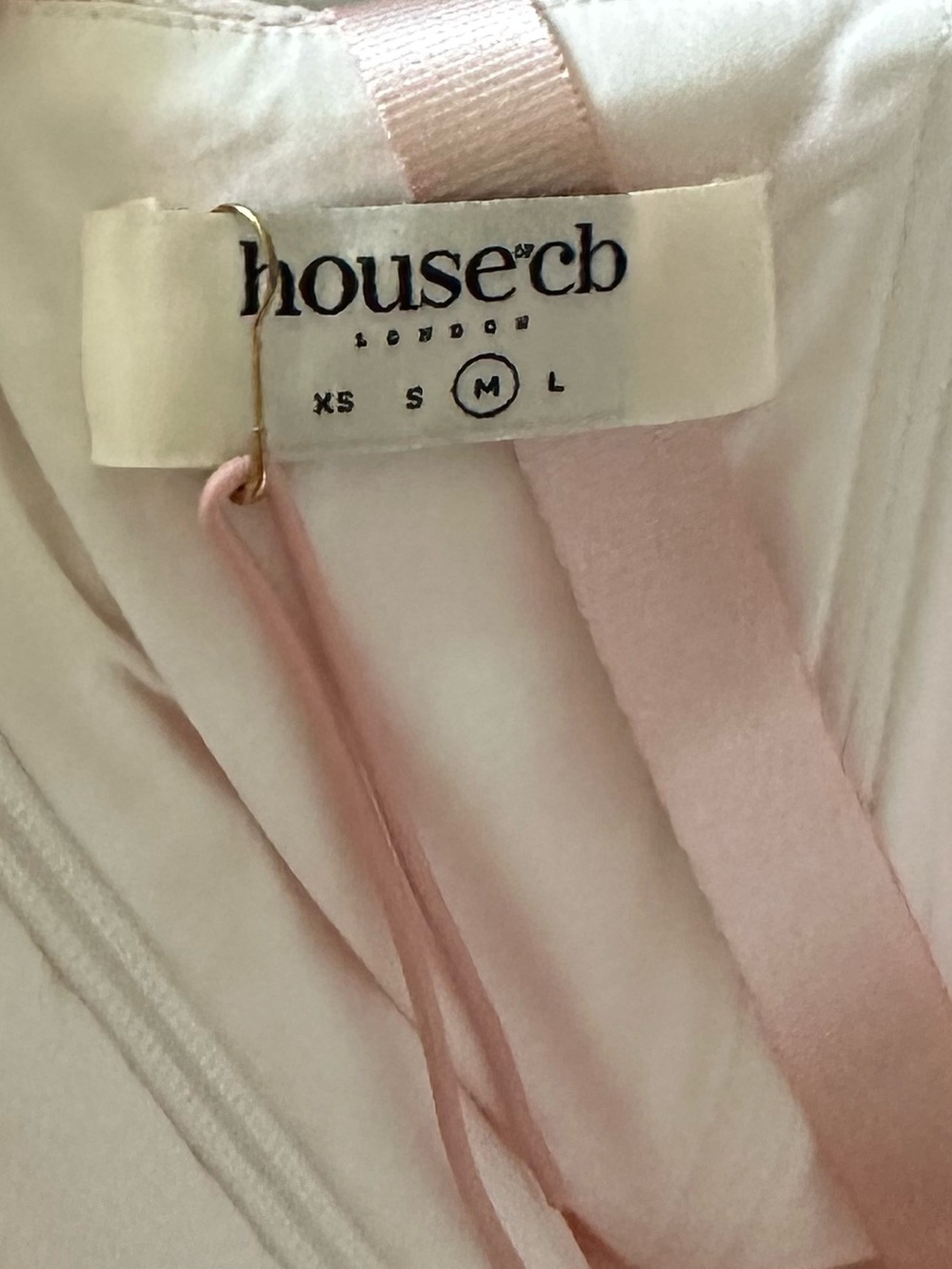 House of CB Brigitte Strawberry Shortcake Gingham Corset Mini Dress size medium - Picture 11 of 11